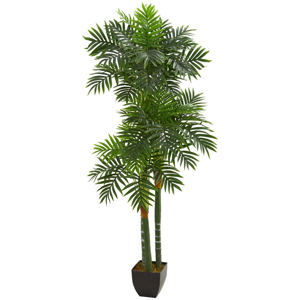 5.5ft. Triple Areca Palm Artificial Tree. Picture 1