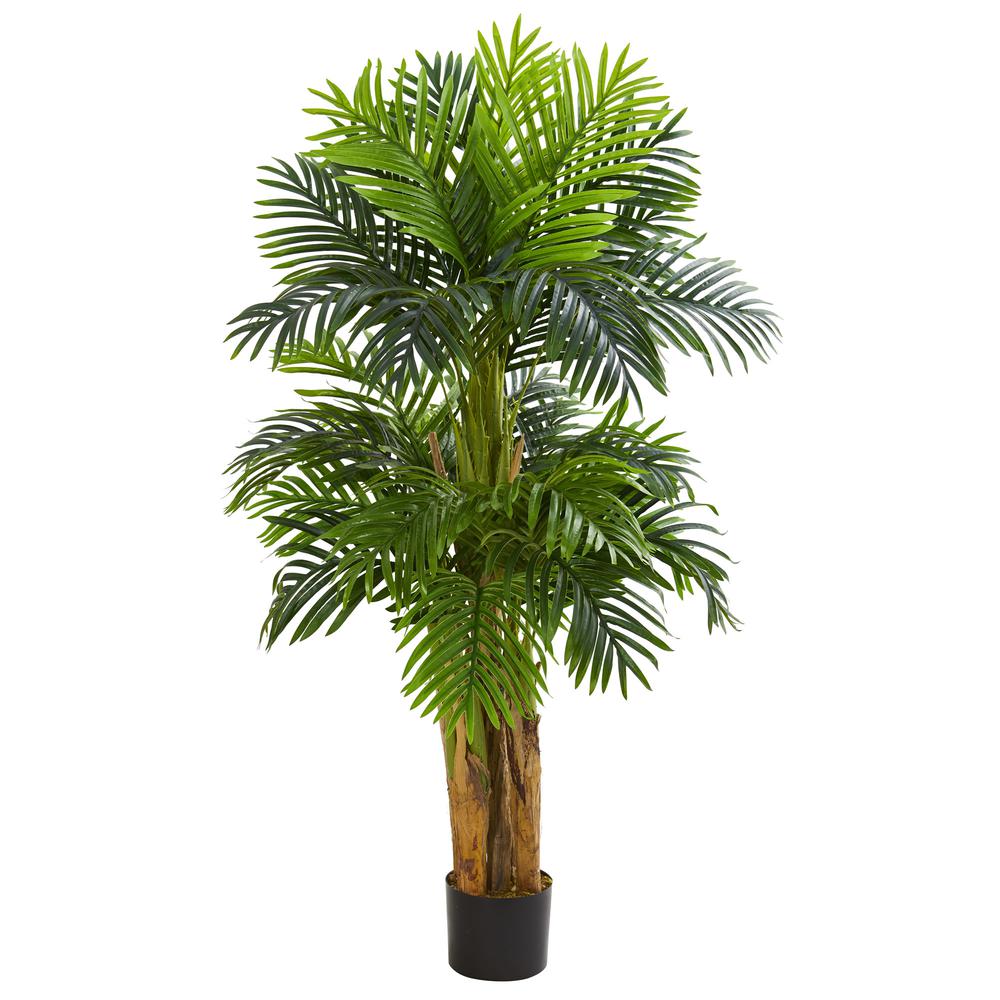 5ft. Triple Areca Palm Artificial Tree. Picture 1