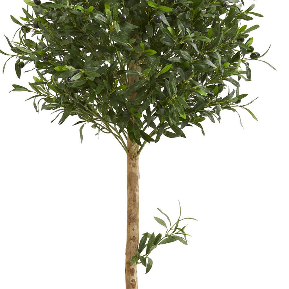 5ft. Olive Topiary Artificial Tree. Picture 2
