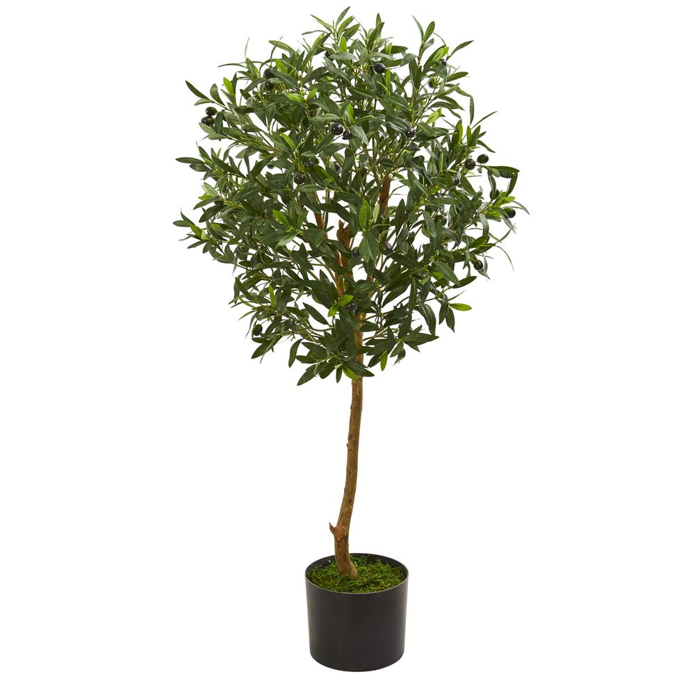 3.5ft. Olive Artificial Tree Green. Picture 1