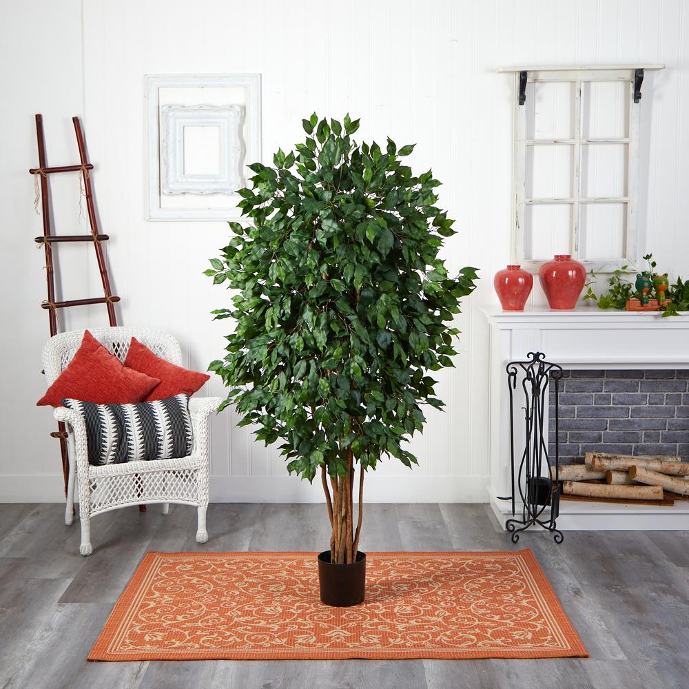 5.5ft. Ficus Artificial Tree. Picture 5