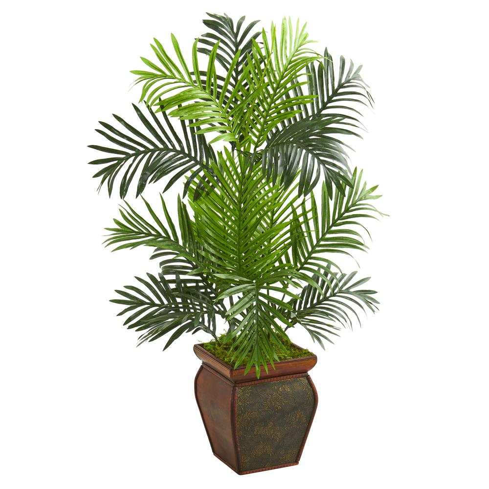 3ft. Paradise Palm Artificial Tree in Decorative Planter. Picture 1