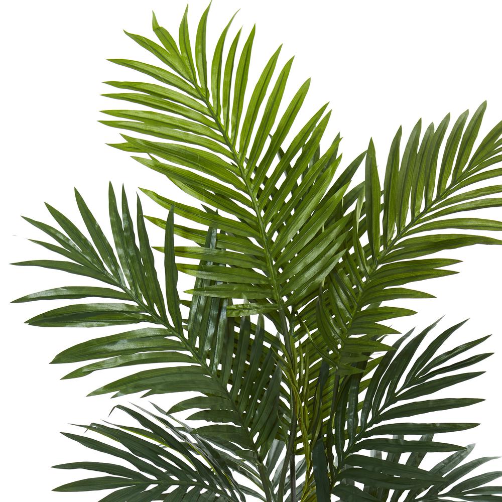 4.5ft. Kentia Palm Artificial Tree in Black Wash Planter. Picture 2