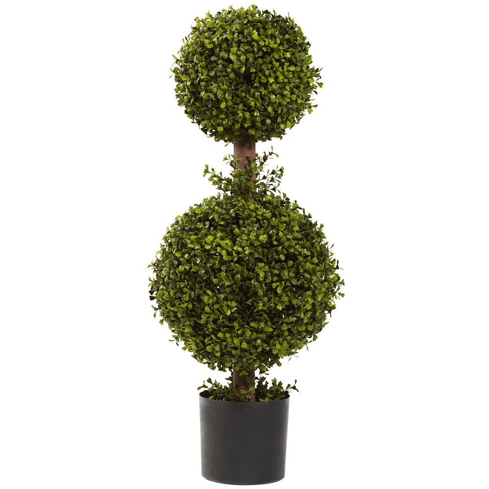 35in. Double Boxwood Topiary. Picture 1