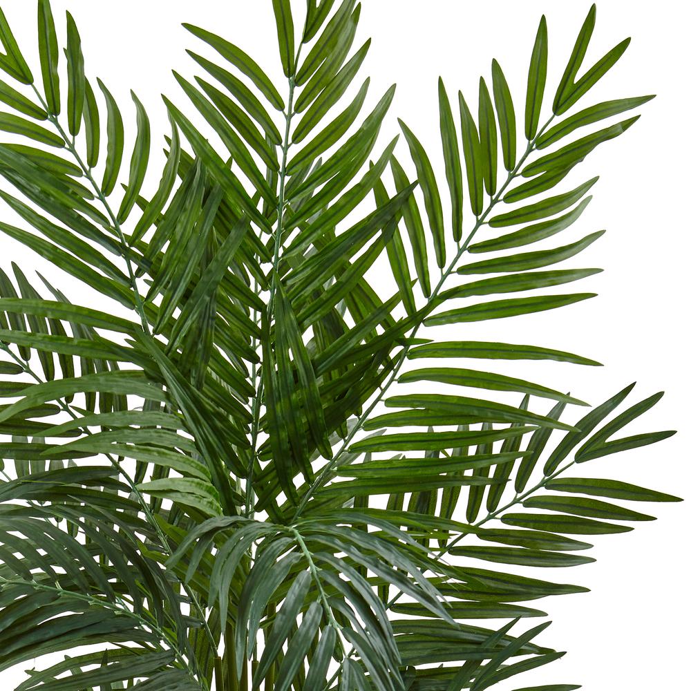 5ft. Areca Palm Artificial Tree in Weave Planter. Picture 5