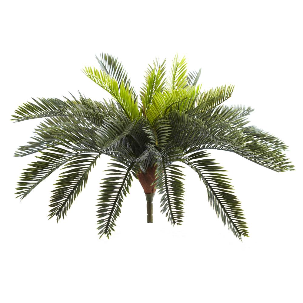 13in. Cycas Artificial Plant (Set of 2). Picture 1