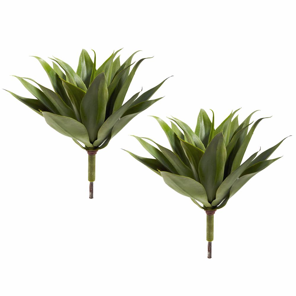 17in. Agave Succulent Plant (Set of 2). Picture 1