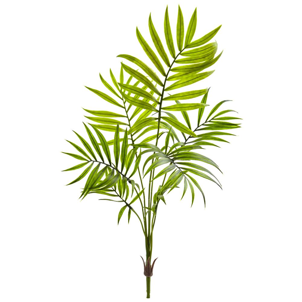 Mini Areca Palm Artificial Bush, Set of 6. Picture 1