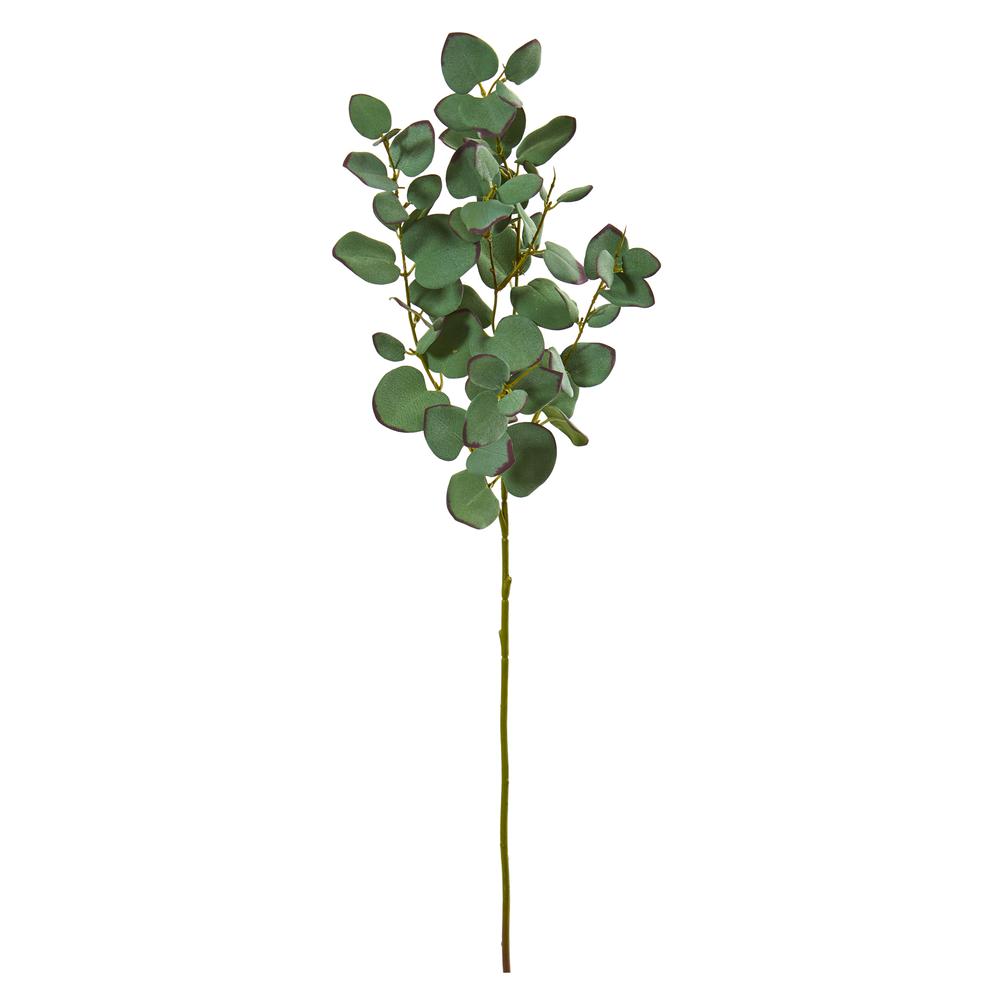 34in. Eucalyptus Artificial Branch (Set of 6). Picture 1