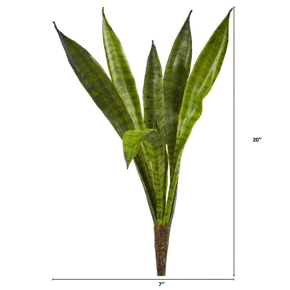 20in. Sansevieria Artificial Plant (Set of 6). Picture 2