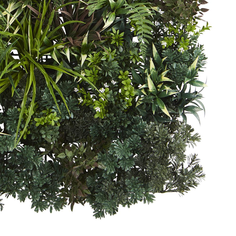 3ft. x 3ft. Greens & Fern Artificial Living Wall UV Resist (Indoor/Outdoor). Picture 3