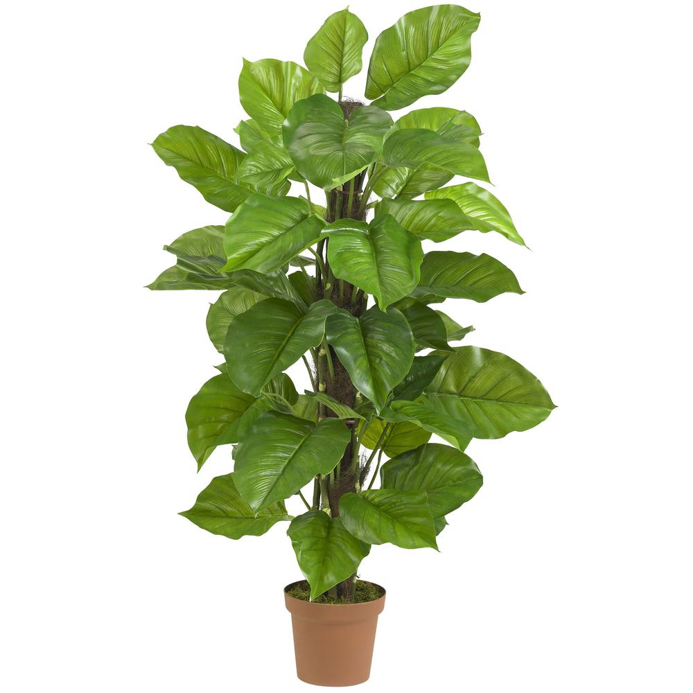 52in. Large Leaf Philodendron Silk Plant (Real Touch). Picture 1