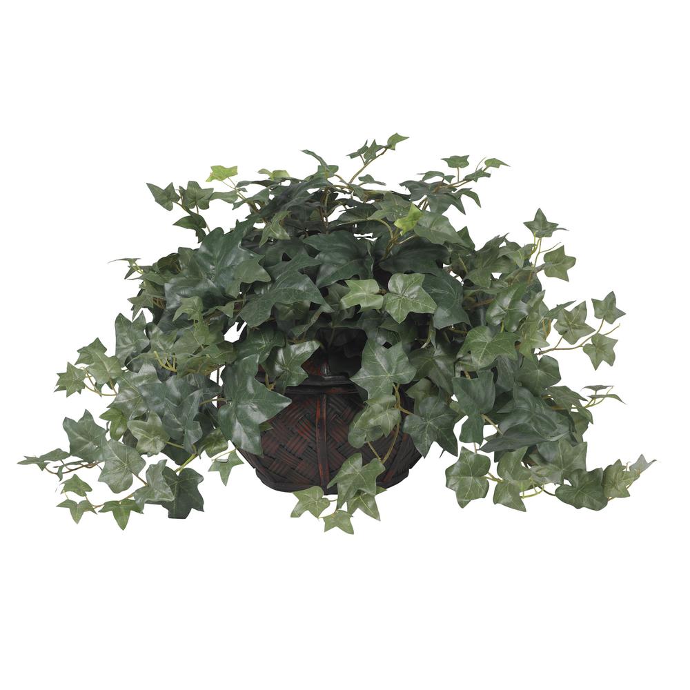 Puff Ivy with Vase Silk Plant. Picture 1