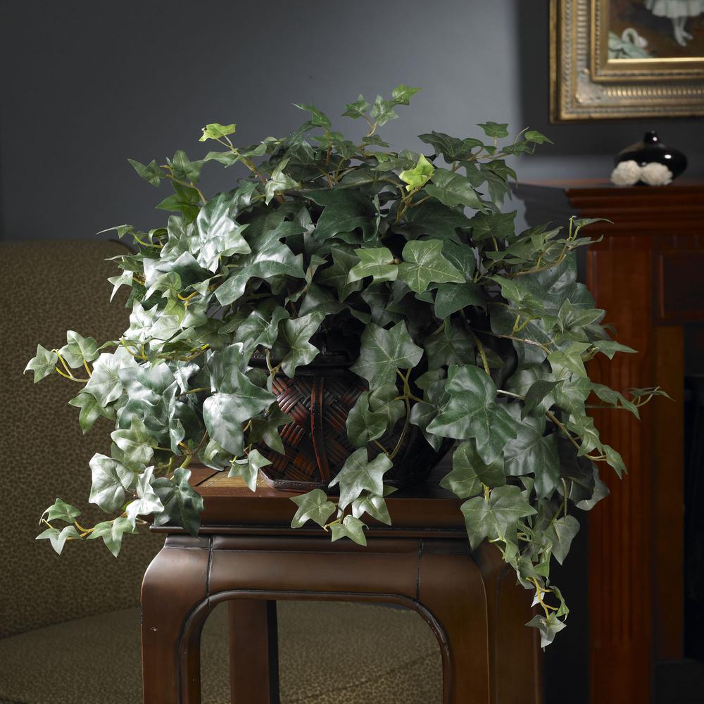 Puff Ivy with Vase Silk Plant. Picture 2