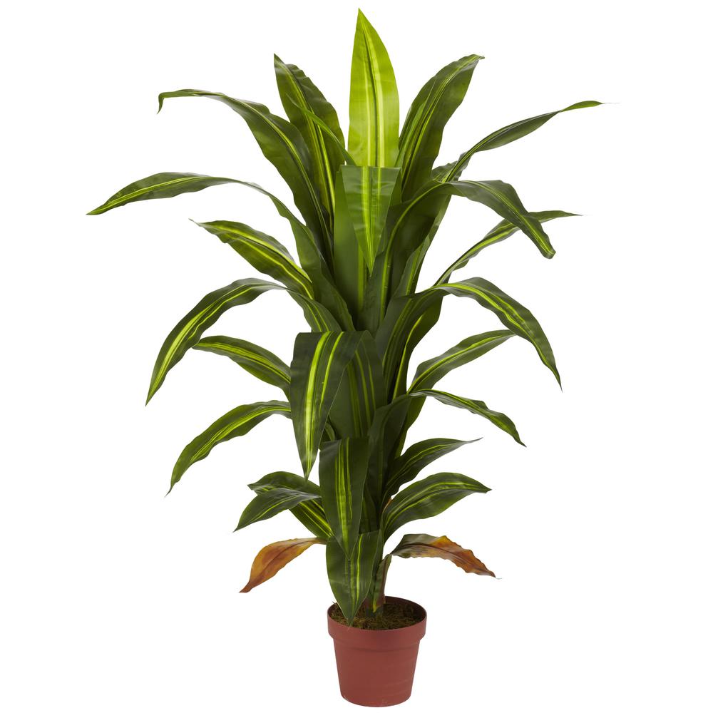 4ft. Dracaena Silk Plant (Real Touch). Picture 1