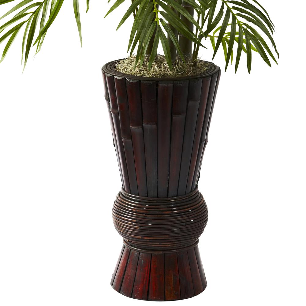 4ft. Areca with Bamboo Planter. Picture 2