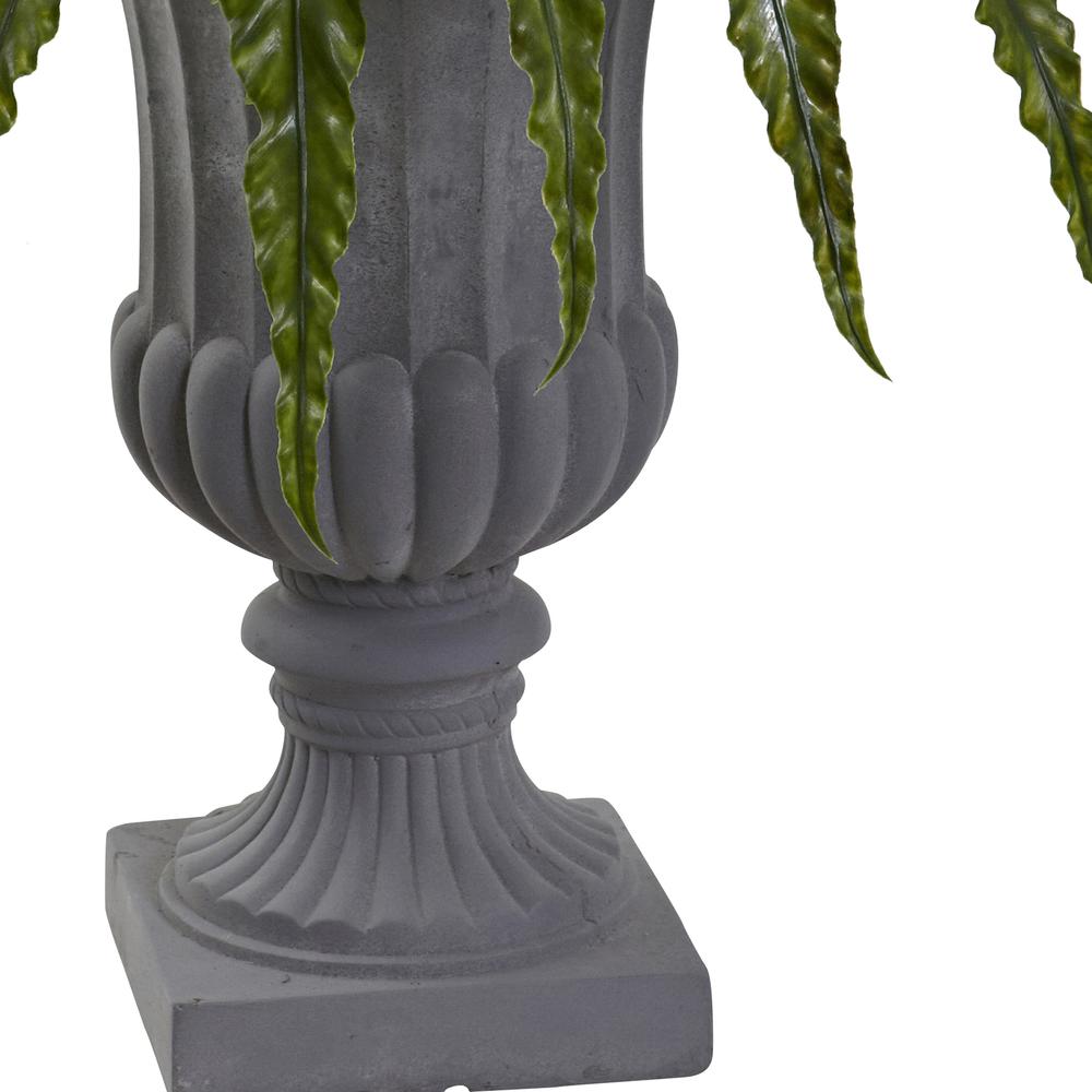 30in. Birds nest Fern Artificial Plant with Urn. Picture 3