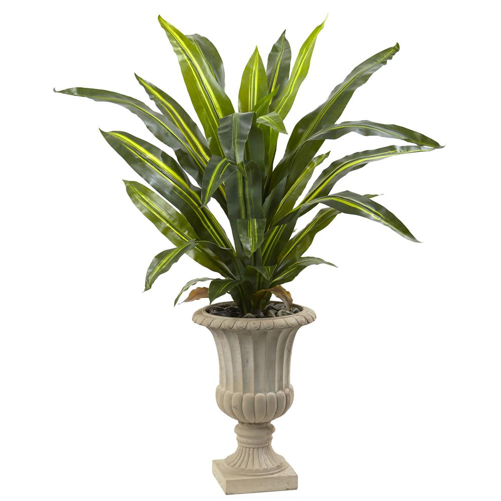 5ft. Dracaena Plant with Urn (Real Touch). Picture 1