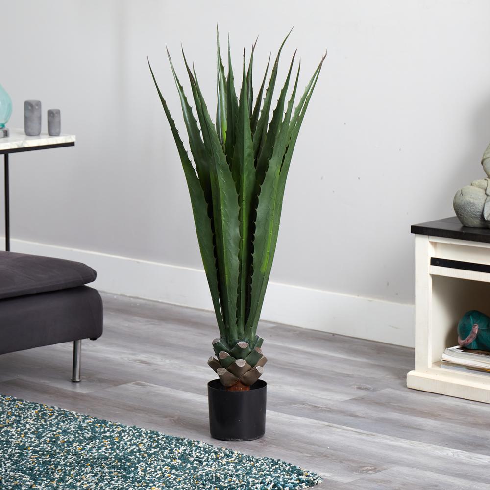 45in. Agave Artificial Plant. Picture 3