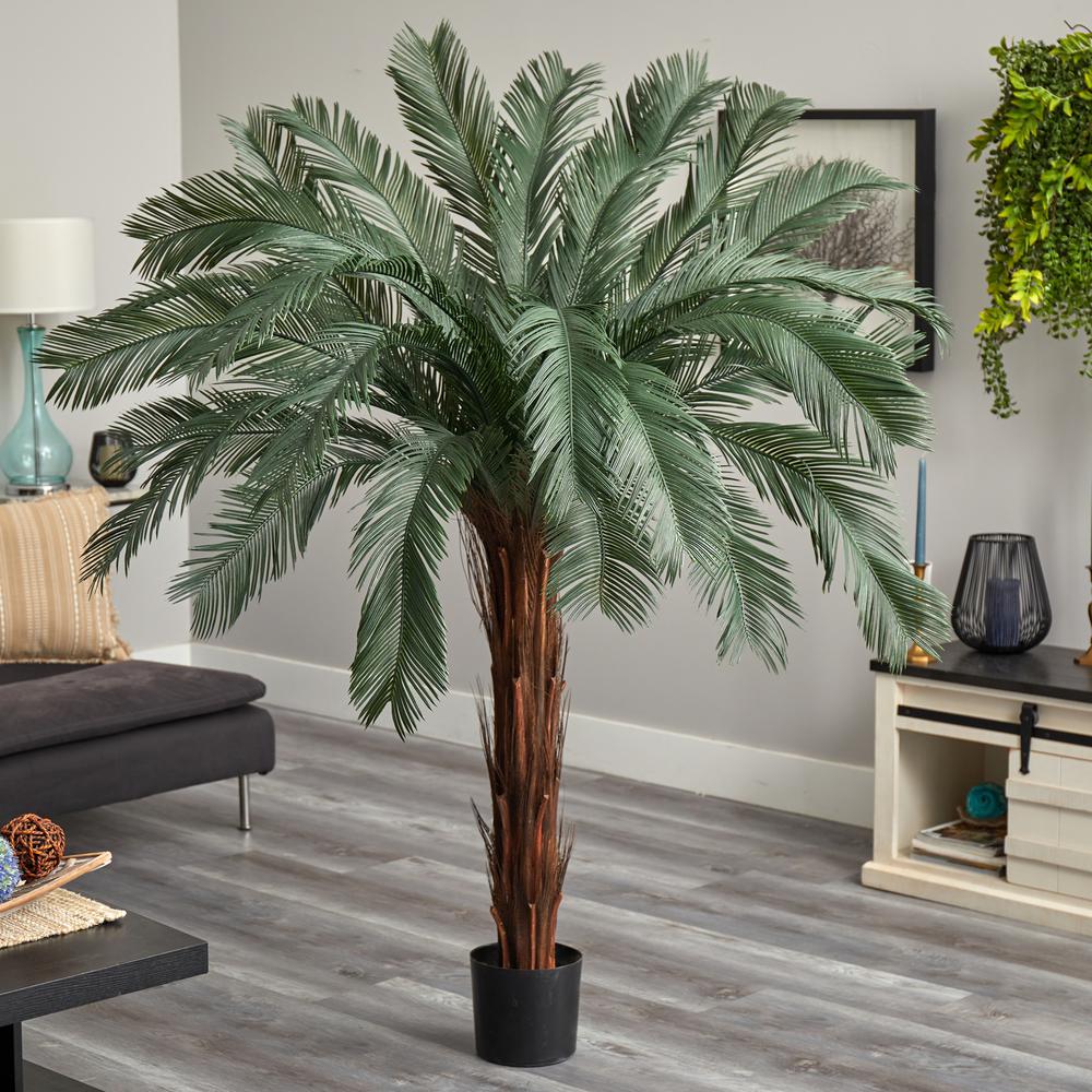 6ft. Cycas Artificial Tree, UV Resistant (Indoor/Outdoor). Picture 2