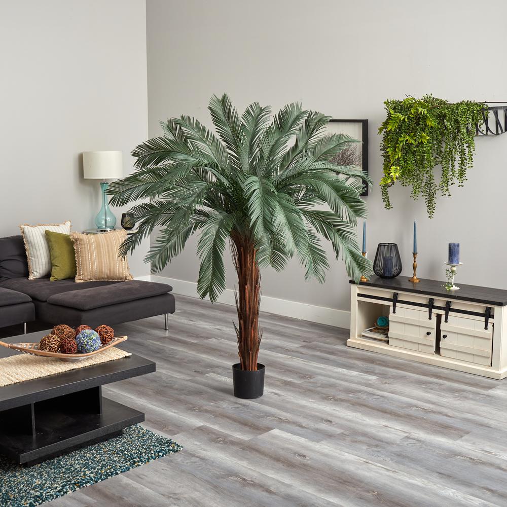 6ft. Cycas Artificial Tree, UV Resistant (Indoor/Outdoor). Picture 3