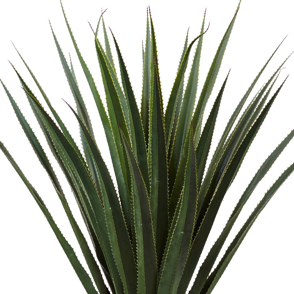 5 ft. H Spiked Artificial Agave in Cement Planter (Indoor/Outdoor). Picture 3