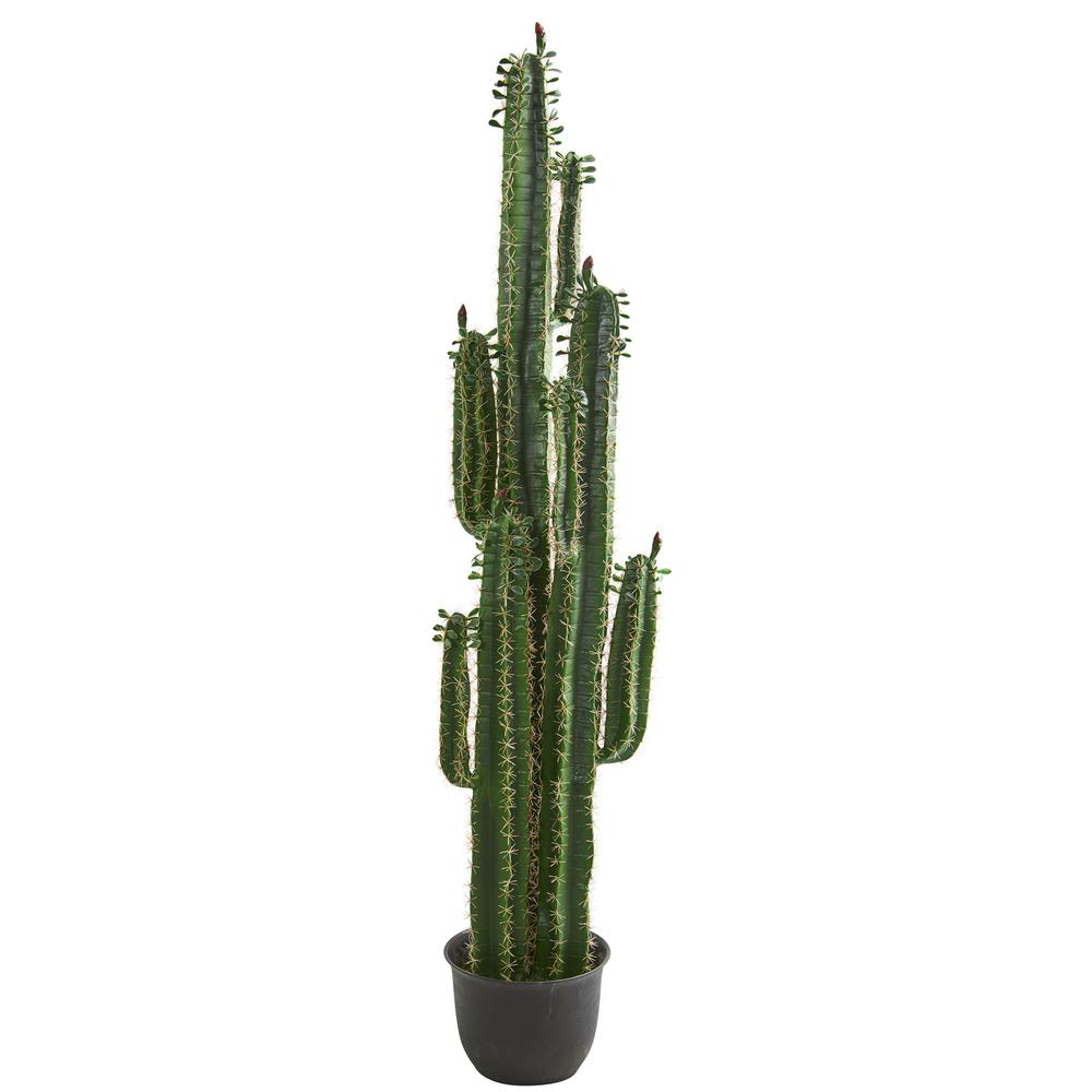 6.5ft. Cactus Artificial Plant. Picture 1