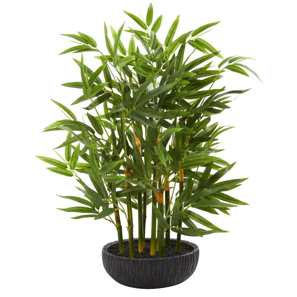 20in. Bamboo Artificial Plant. Picture 1