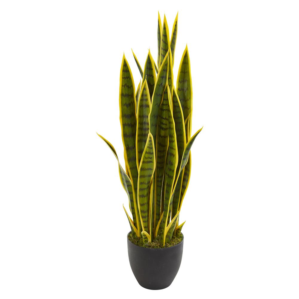 33in. Sansevieria Artificial Plant. Picture 1