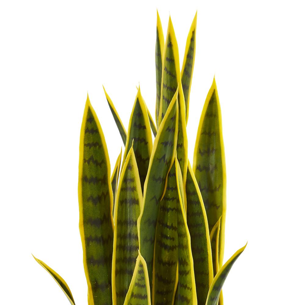 33in. Sansevieria Artificial Plant. Picture 3