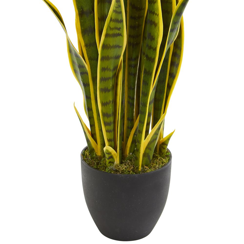 33in. Sansevieria Artificial Plant. Picture 4