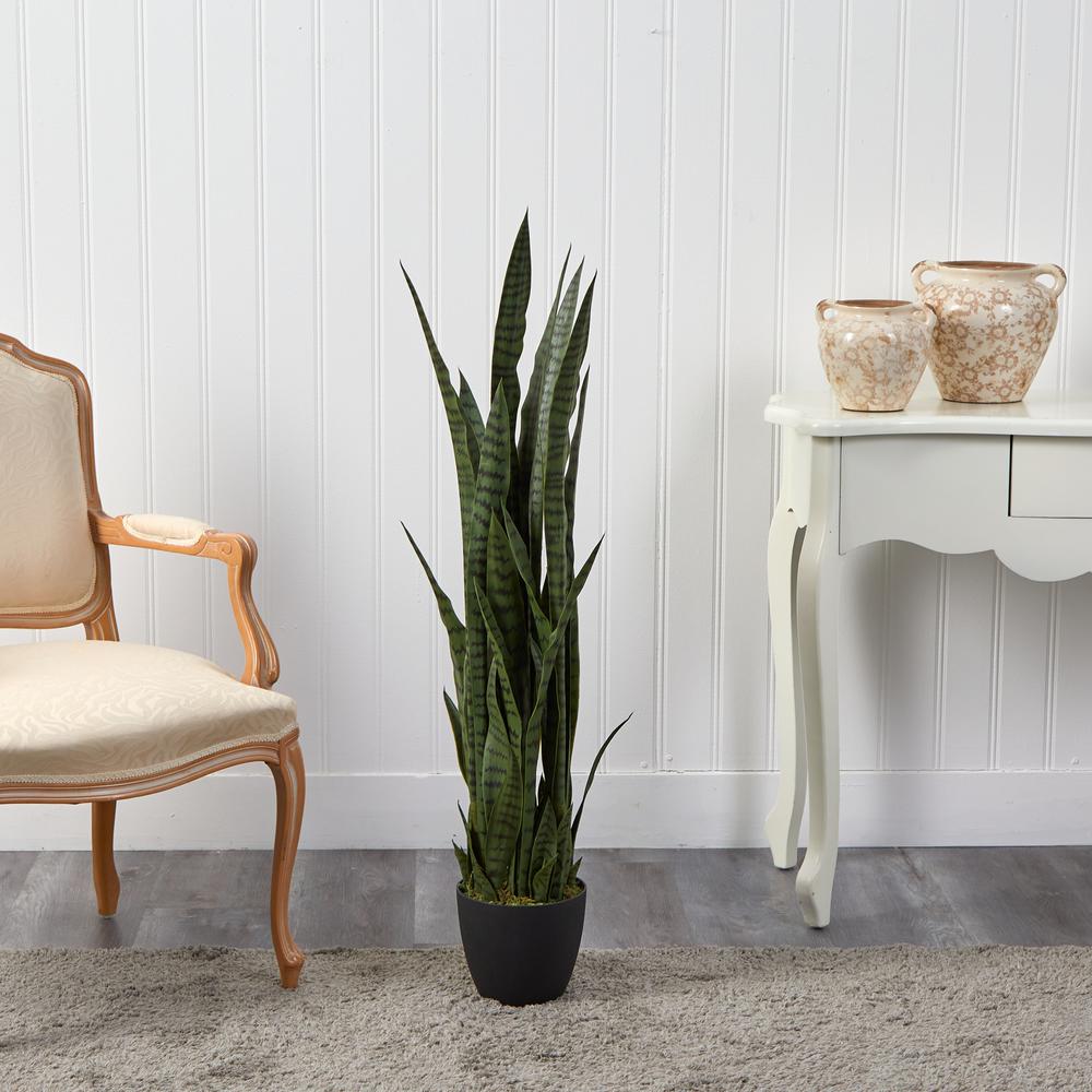 46in. Sansevieria Artificial Plant. Picture 4