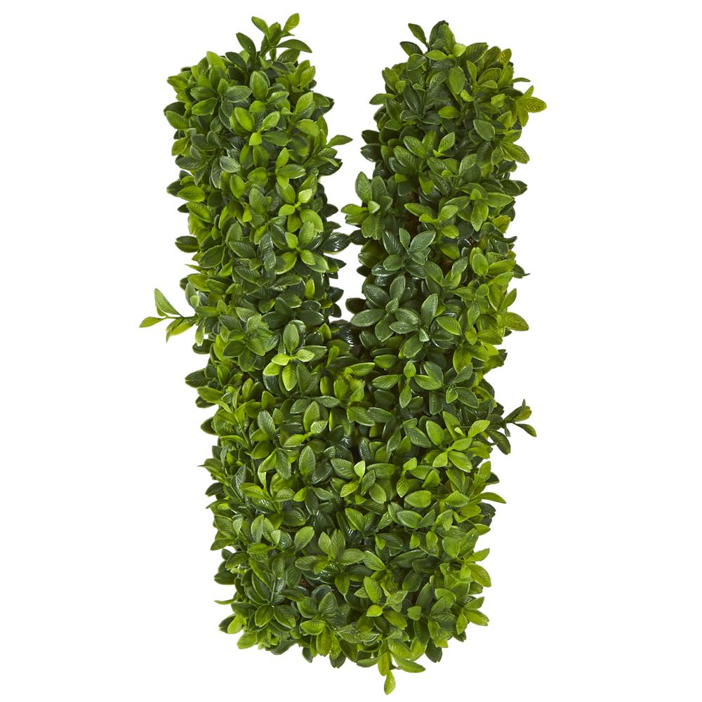LOVE Boxwood Artificial Wall Decoration (Indoor/Outdoor). Picture 3