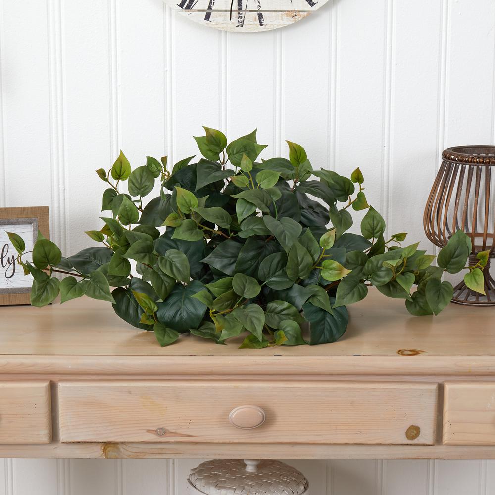 31in. Philodendron Artificial Ledge Plant. Picture 3