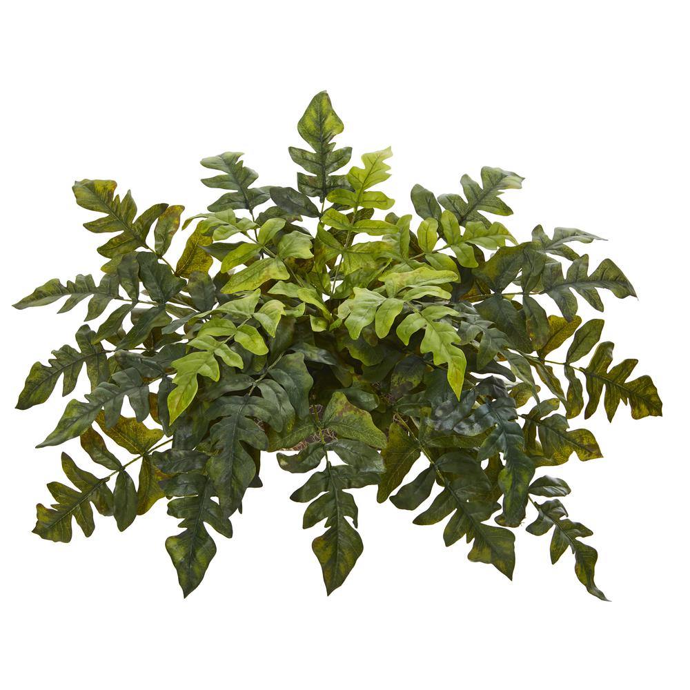 32in. Holly Fern Artificial Ledge Plant. Picture 1