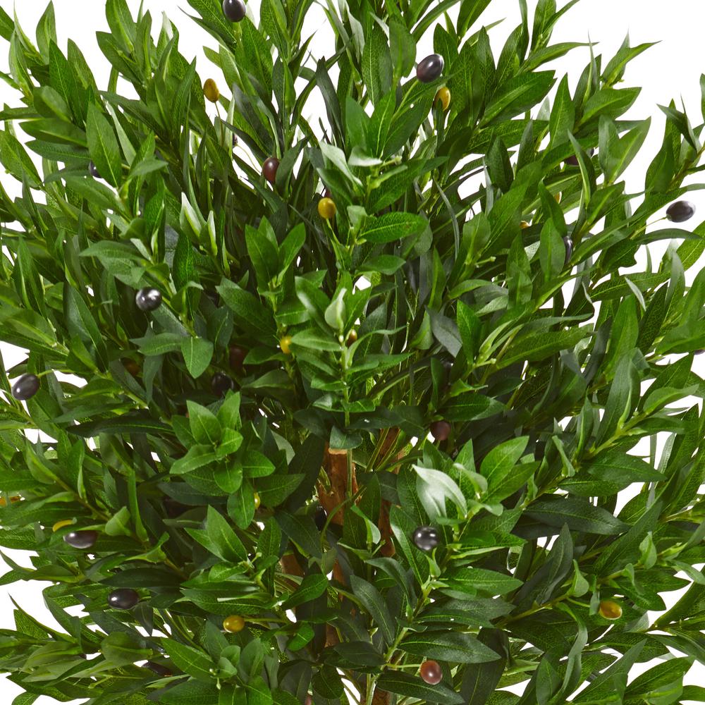 58in. Olive Topiary Artificial Tree UV Resistant (Indoor/Outdoor). Picture 2