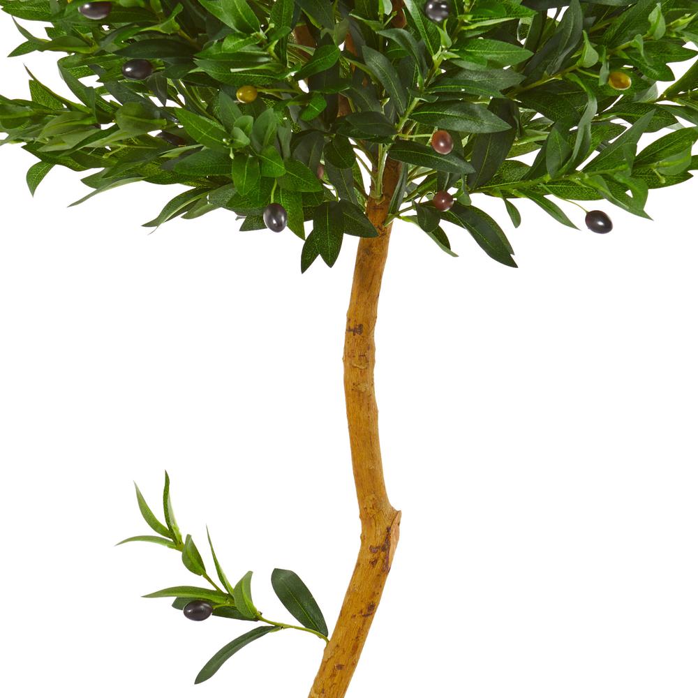 58in. Olive Topiary Artificial Tree UV Resistant (Indoor/Outdoor). Picture 3