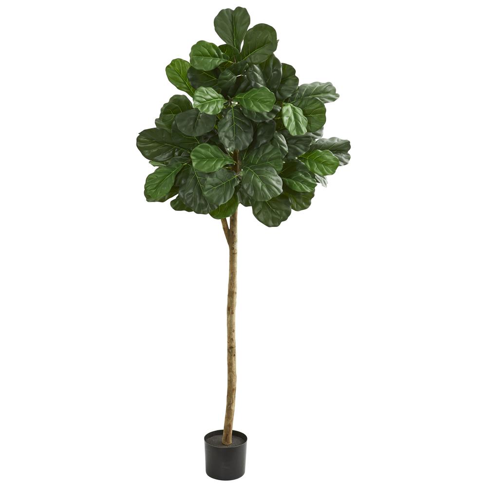 6ft Fiddle leaf fig Artificial Tree Green. Picture 1