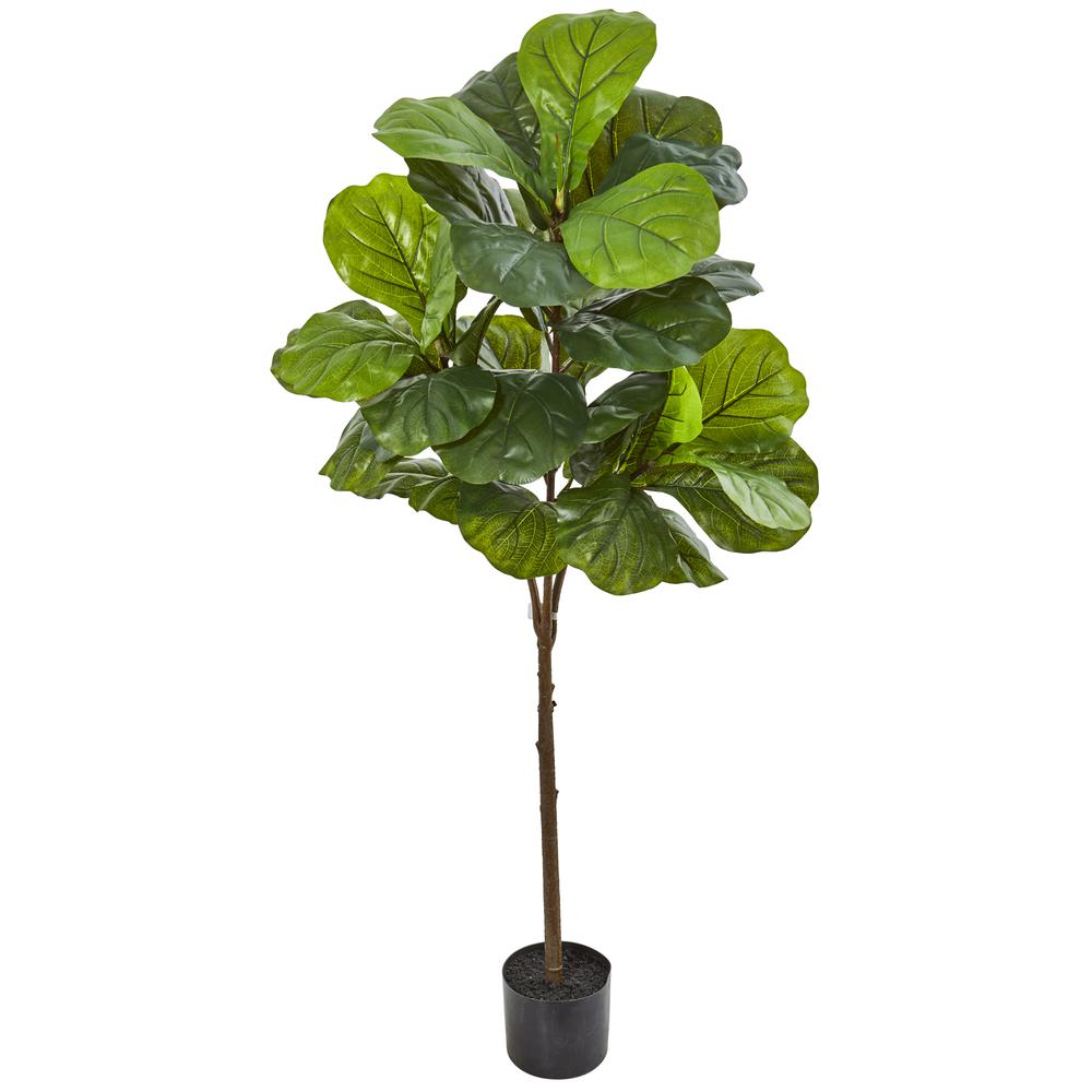 54in. Fiddle Leaf Artificial Tree (Real Touch). Picture 1