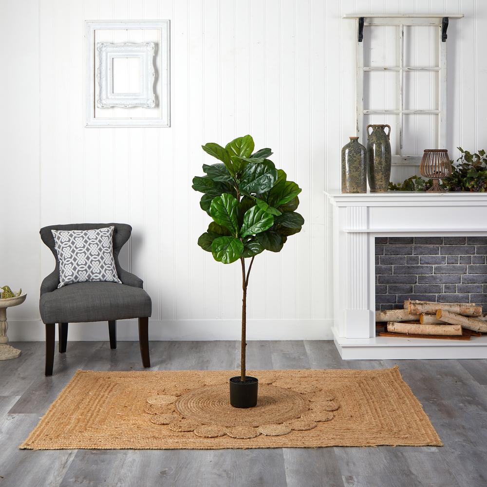54in. Fiddle Leaf Artificial Tree (Real Touch). Picture 4