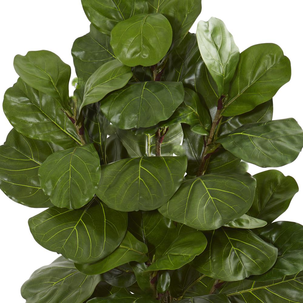 6.5ft. Fiddle Leaf Artificial Tree with Decorative Planter. Picture 2