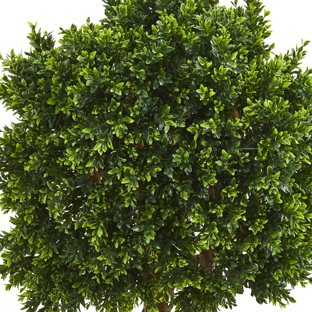 46in. Boxwood Artificial Topiary Tree UV Resistant (Indoor/Outdoor). Picture 5
