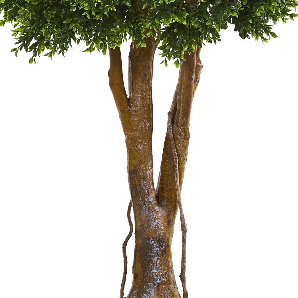 46in. Boxwood Artificial Topiary Tree UV Resistant (Indoor/Outdoor). Picture 2