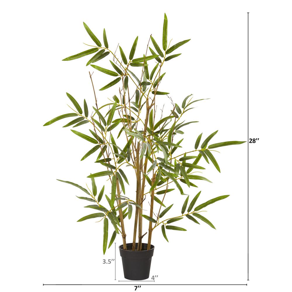 28in. Bamboo Artificial Tree. Picture 2