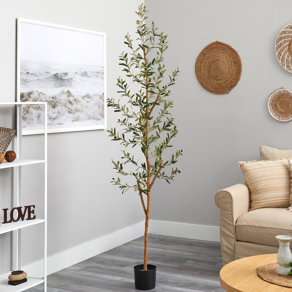 82in. Olive Artificial Tree. Picture 4