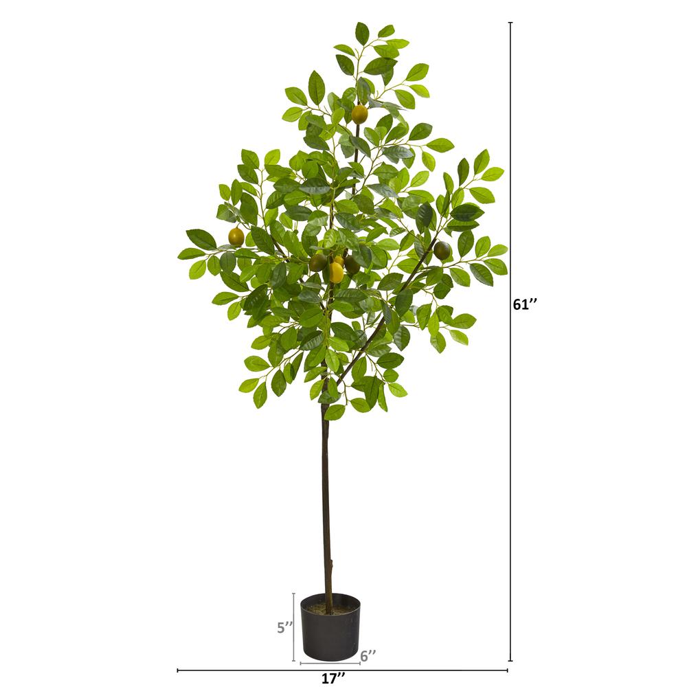61in. Lemon Artificial Tree. Picture 3