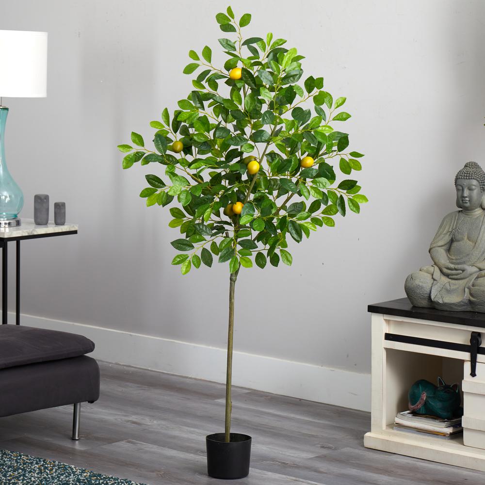 61in. Lemon Artificial Tree. Picture 2