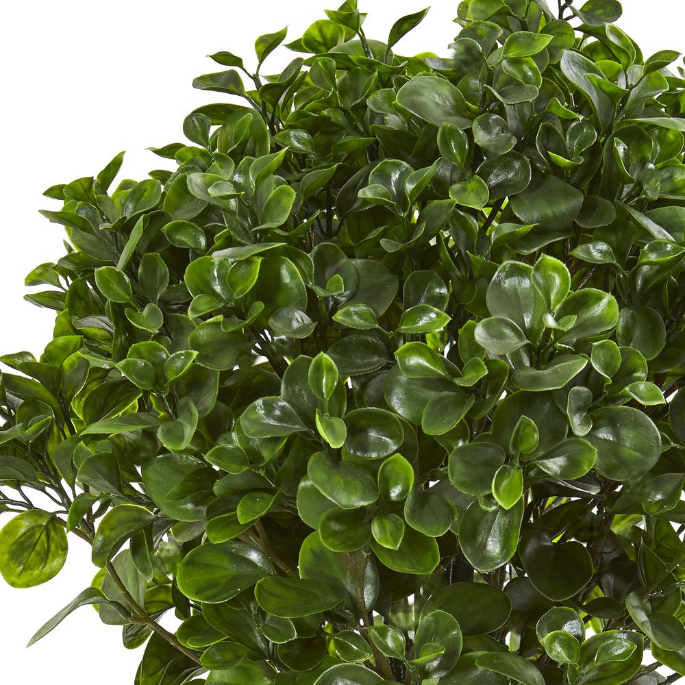 30in. Peperomia Artificial Plant in Sand Stone Planter UV Resistant (Indoor/Outdoor). Picture 2