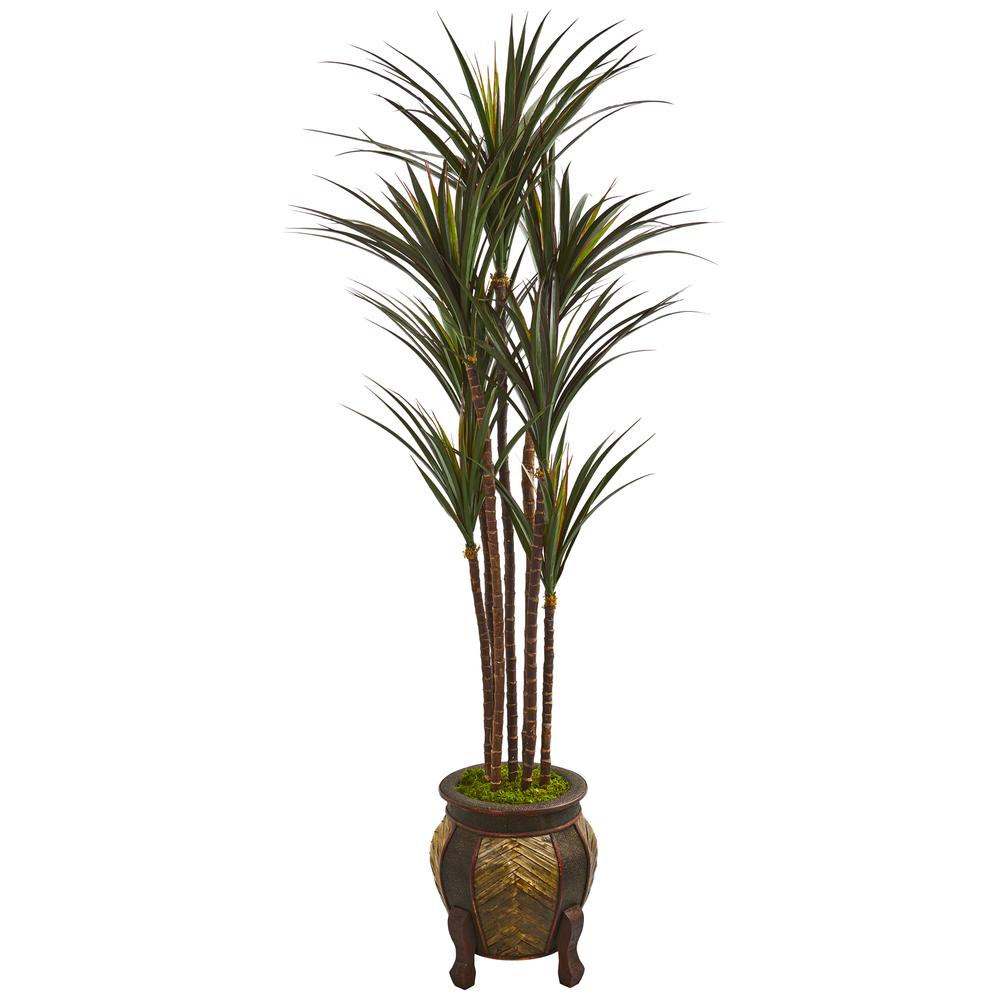 62in. Giant Yucca Artificial Tree in Decorative Planter UV Resistant. The main picture.