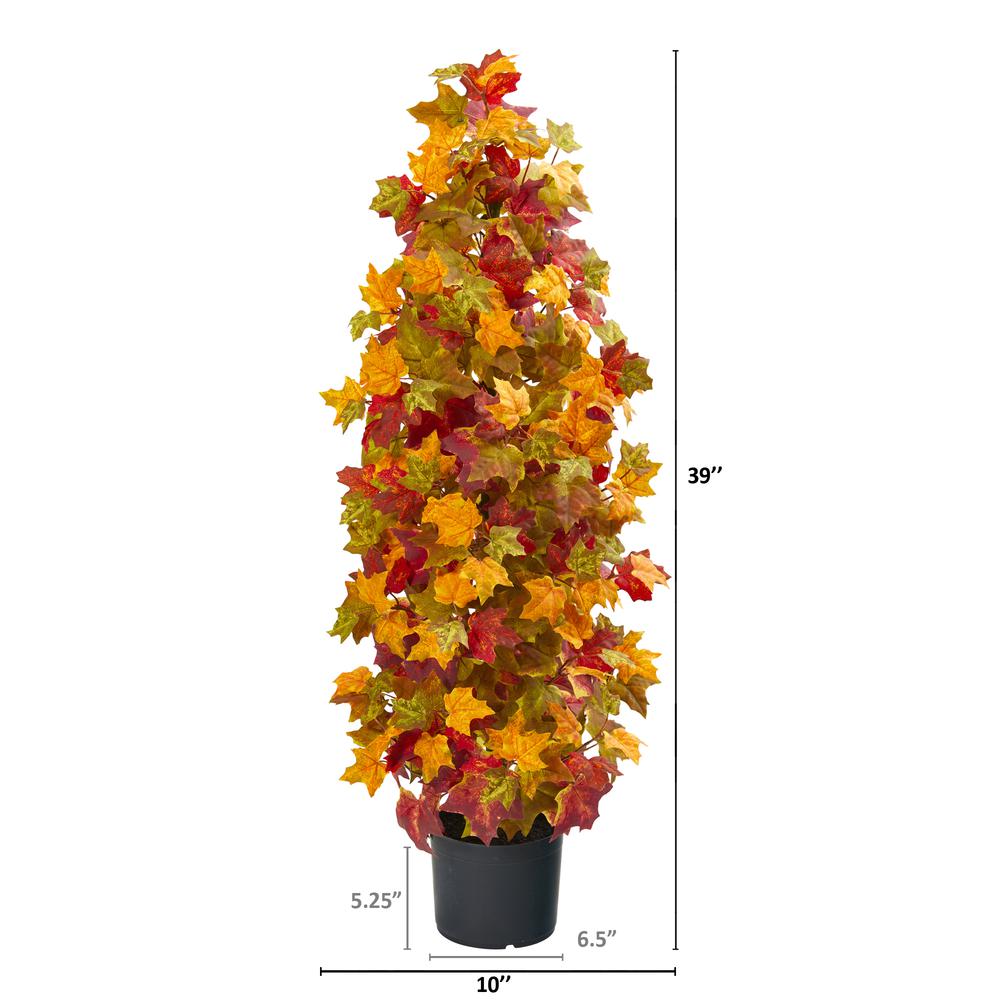 39in. Autumn Maple Artificial Tree. Picture 1